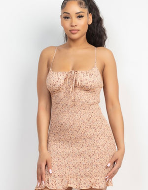 Peach dress
